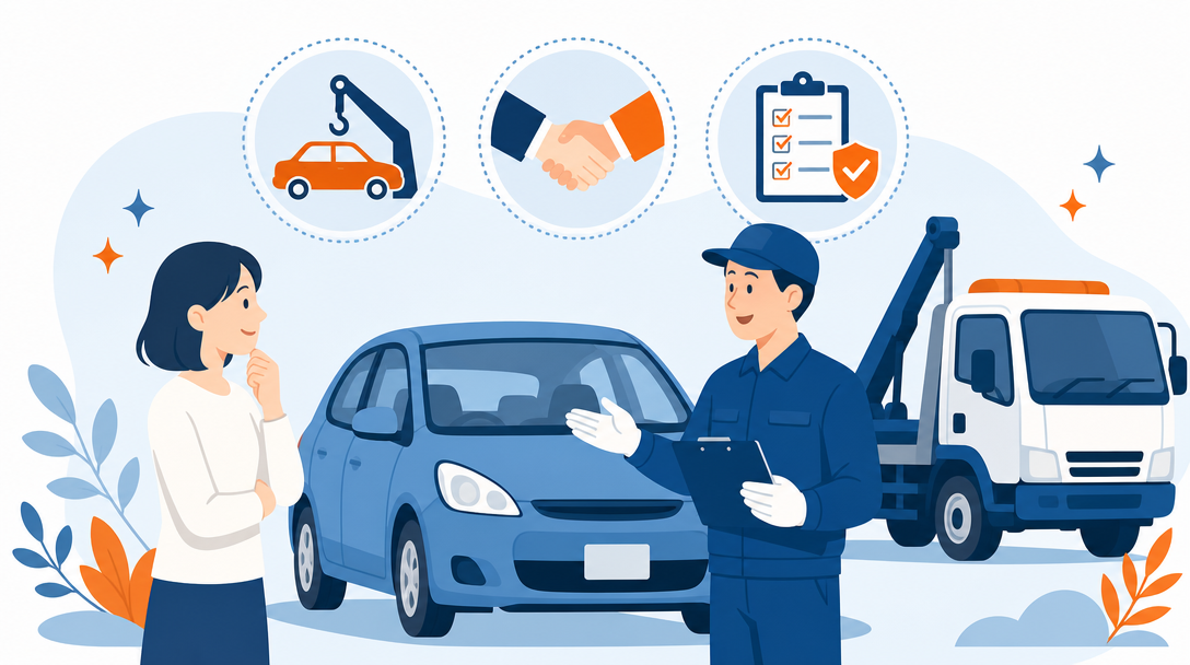廃車の無料引き取りは怪しい？無料になる仕組みと業者の見分け方