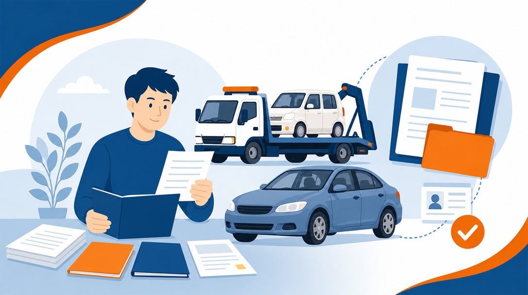 廃車の必要書類一覧｜普通車・軽自動車別と紛失時の対処