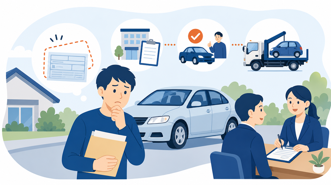 車検証を紛失した車の廃車・売却方法｜廃車は理由書でOK・再発行の要否