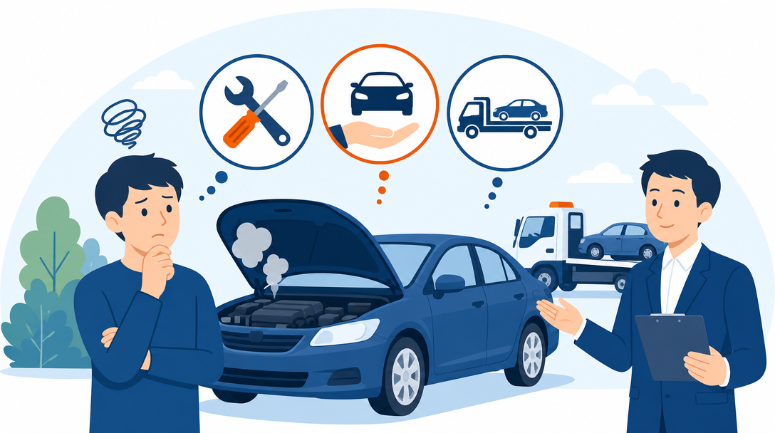 エンジン故障の車は買取できる？修理と売却の判断・故障別の売り方
