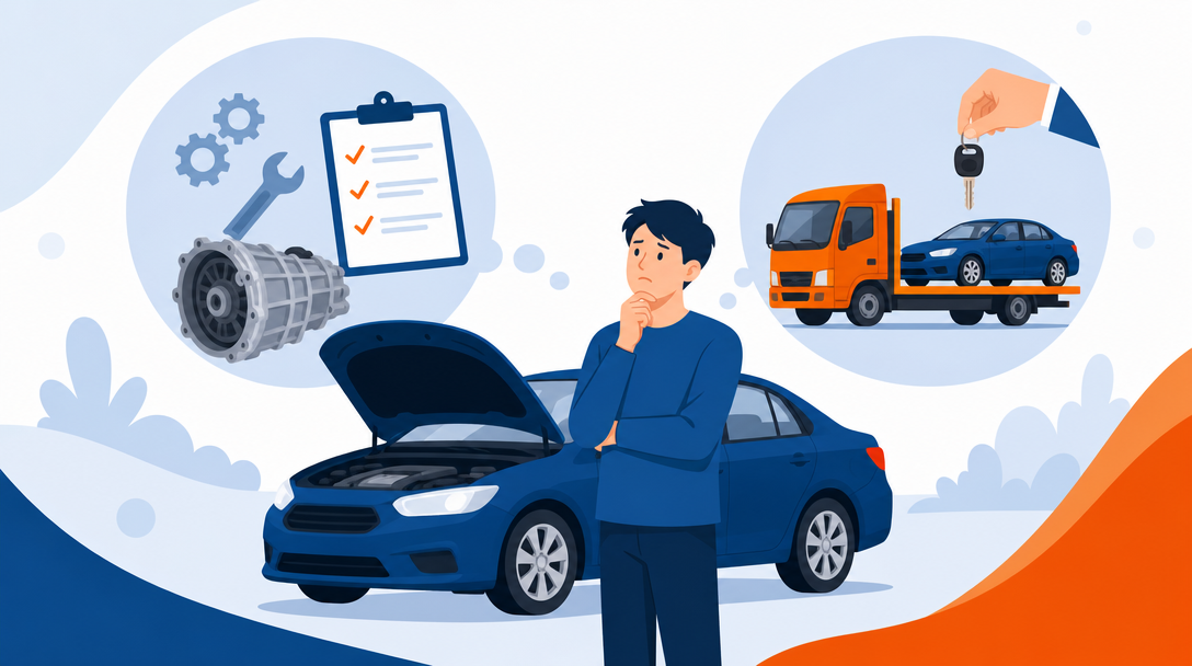 ミッション故障の車は買取できる？修理費と売却の損得を比較