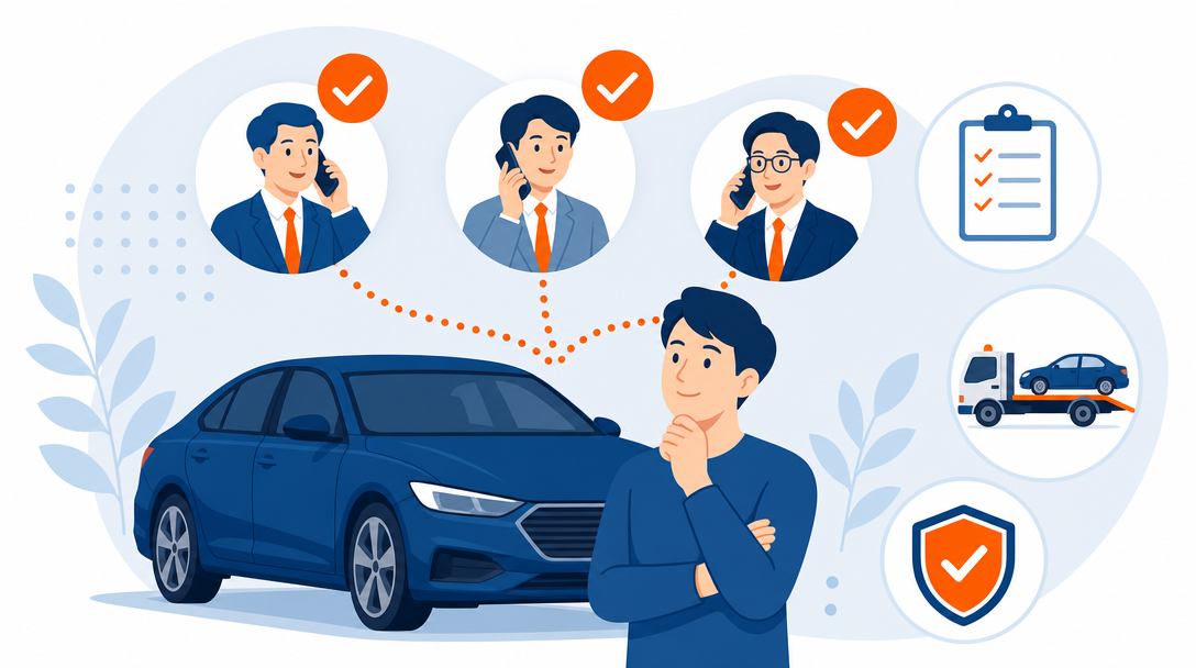 MOTA車買取の評判は？上位3社だけ連絡の仕組みと注意点を解説