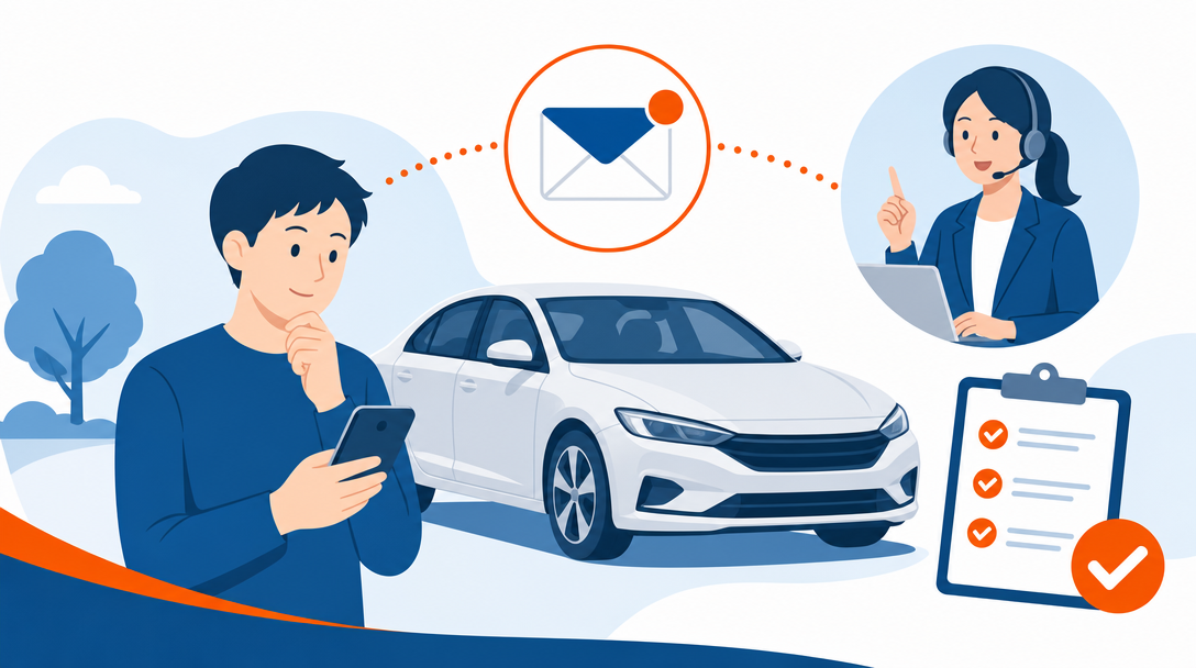 カーセンサー車査定の評判は？メール連絡設定と使い方のコツ